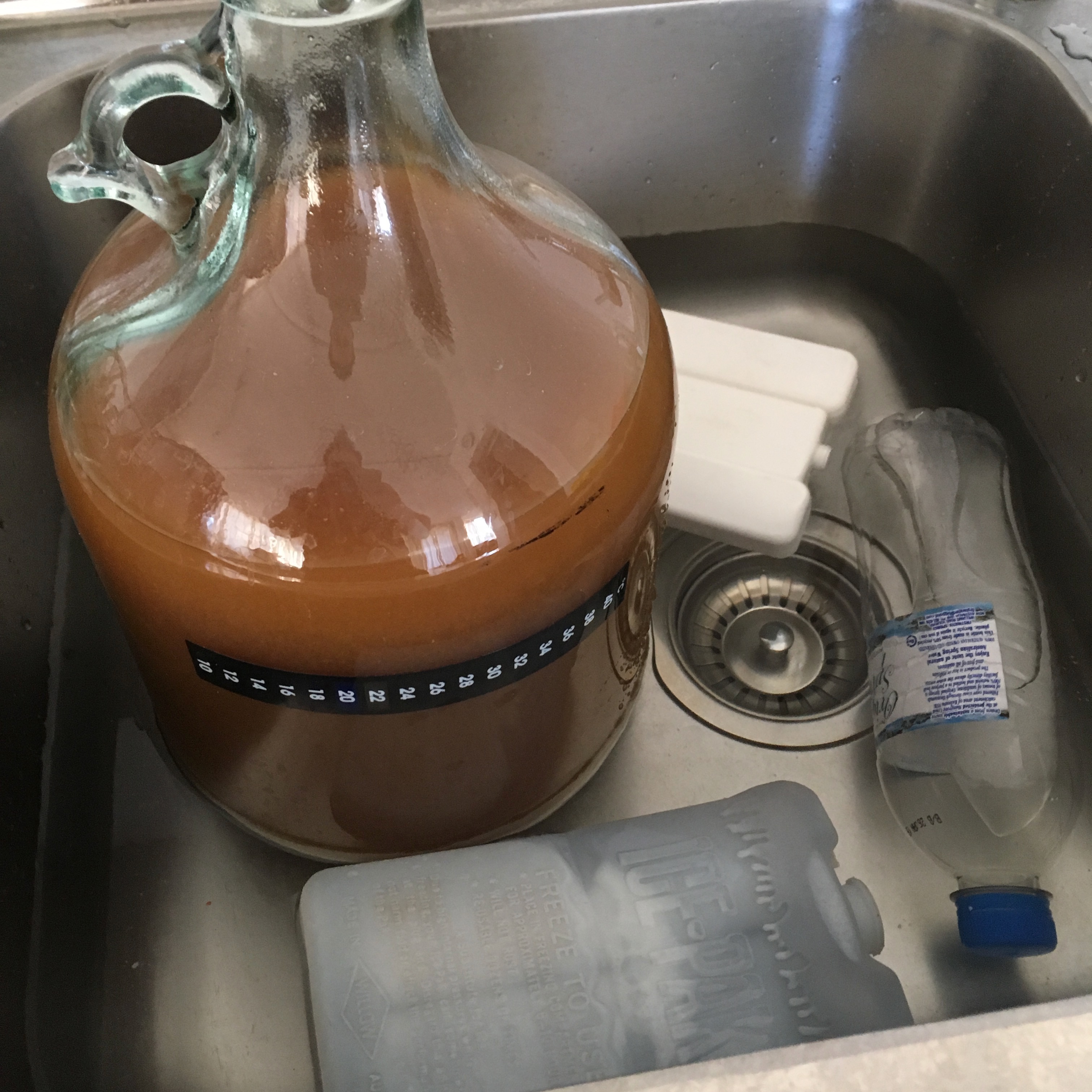 Cool the carboy down to the required yeast pitching temperature.